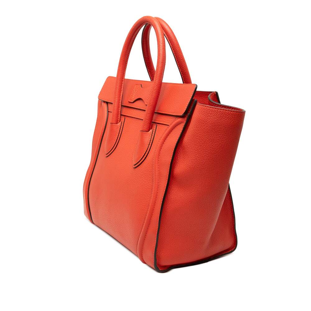 Celine Luggage Bag Grainy Leather Mini #298046C88B - Picture 2 of 7